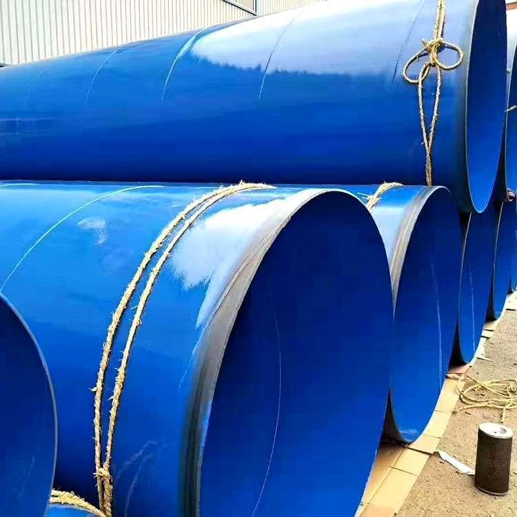 污水處理廠用涂塑螺旋鋼管